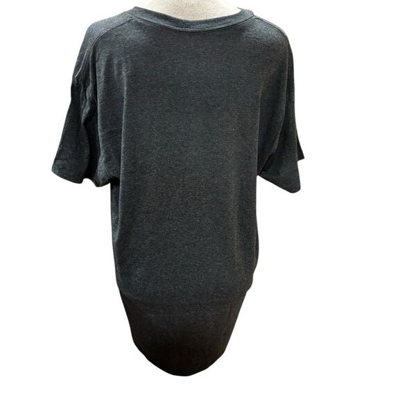 Passover Graphic T-Shirt Dayenu Green Frogs on Grey Background Unisex Large - Picture 5 of 5